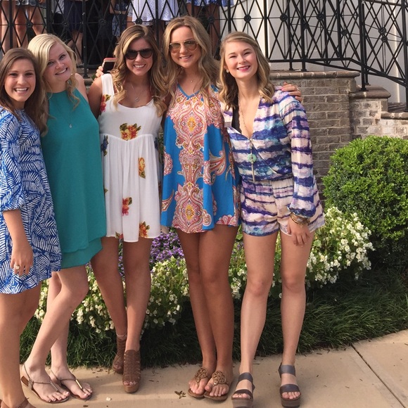 Tri Color Romper - Picture 2 of 2